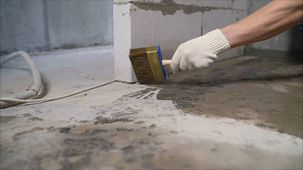 Crawl space vapor barrier installation in Vickery, OH